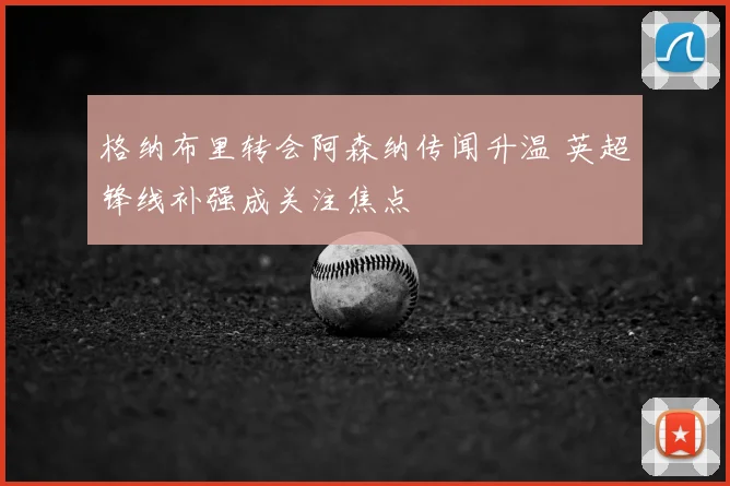 格纳布里转会阿森纳传闻升温 英超锋线补强成关注焦点